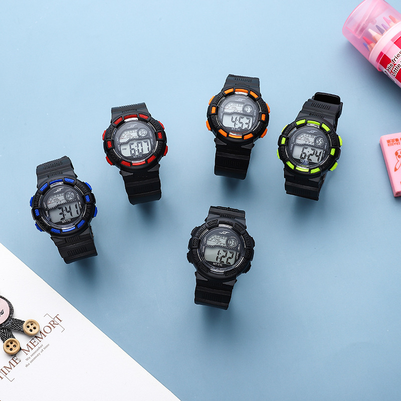New children's electronic watch wholesale student sports watch multi-functional colorful luminous watch factory foreign trade supply