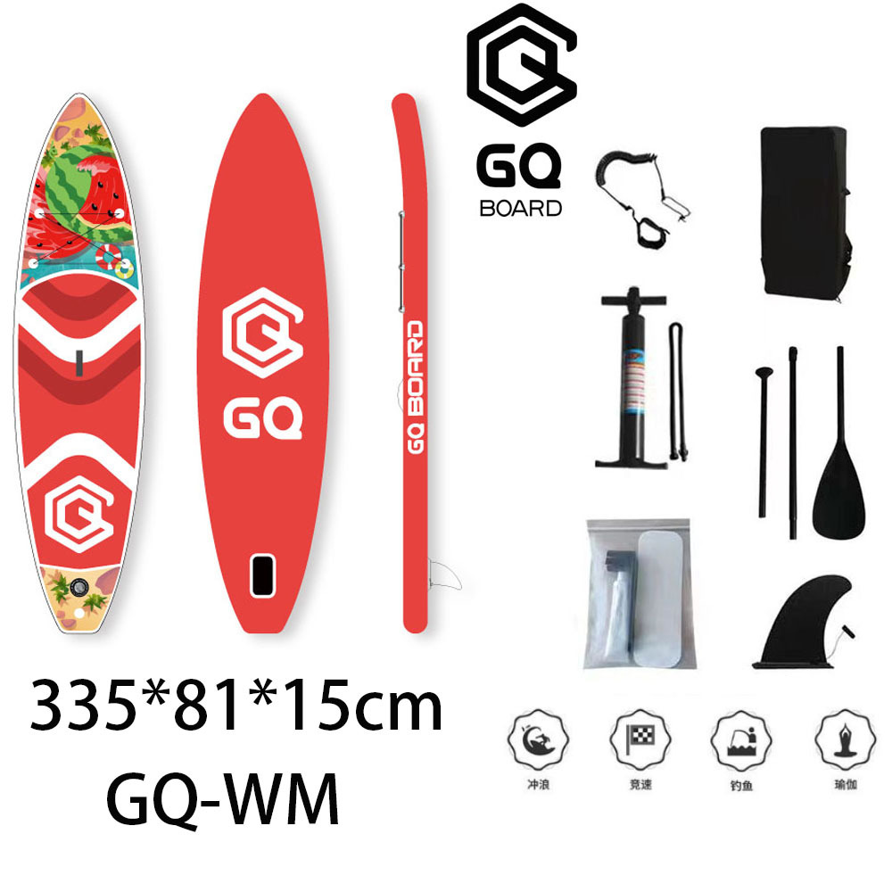 Gq-Wm Jieshi's New Direct Sales Sup Inflatable Paddle Board Surfing Standing Paddling Novice Outdoor Leisure Surfboard