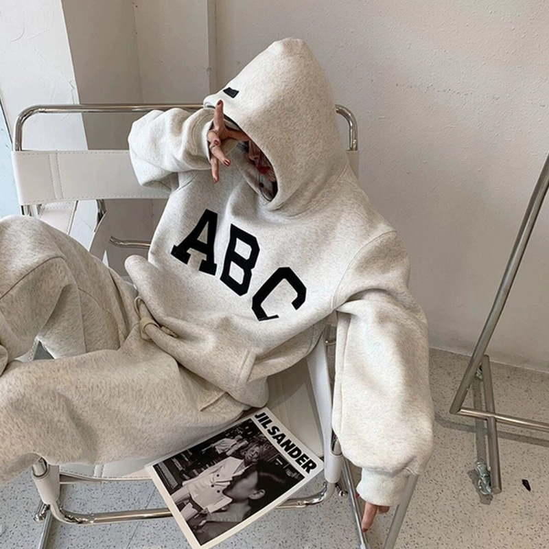 Fear of God Essentials 7th Collection ABC Hoodie Light Grey