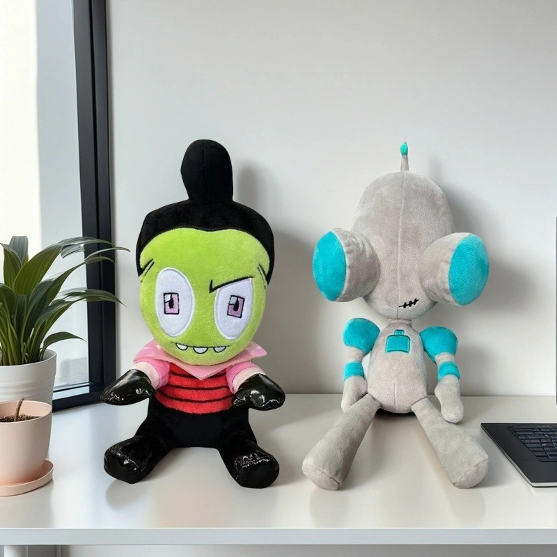 Cross-Border New Product Alien Invasion Invader.Zim Zombie Man Plush Toy Cartoon Animation Doll