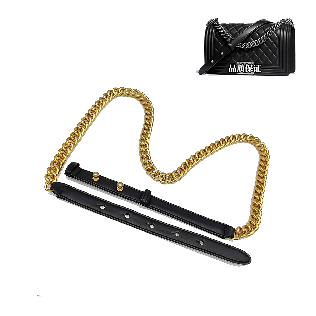 Ingenious Replacement Strap for Chanel Le Boy, Chain Accessory for Chanel-Style Bags, Single Purchase of Hardware for Trendy Mom Bags