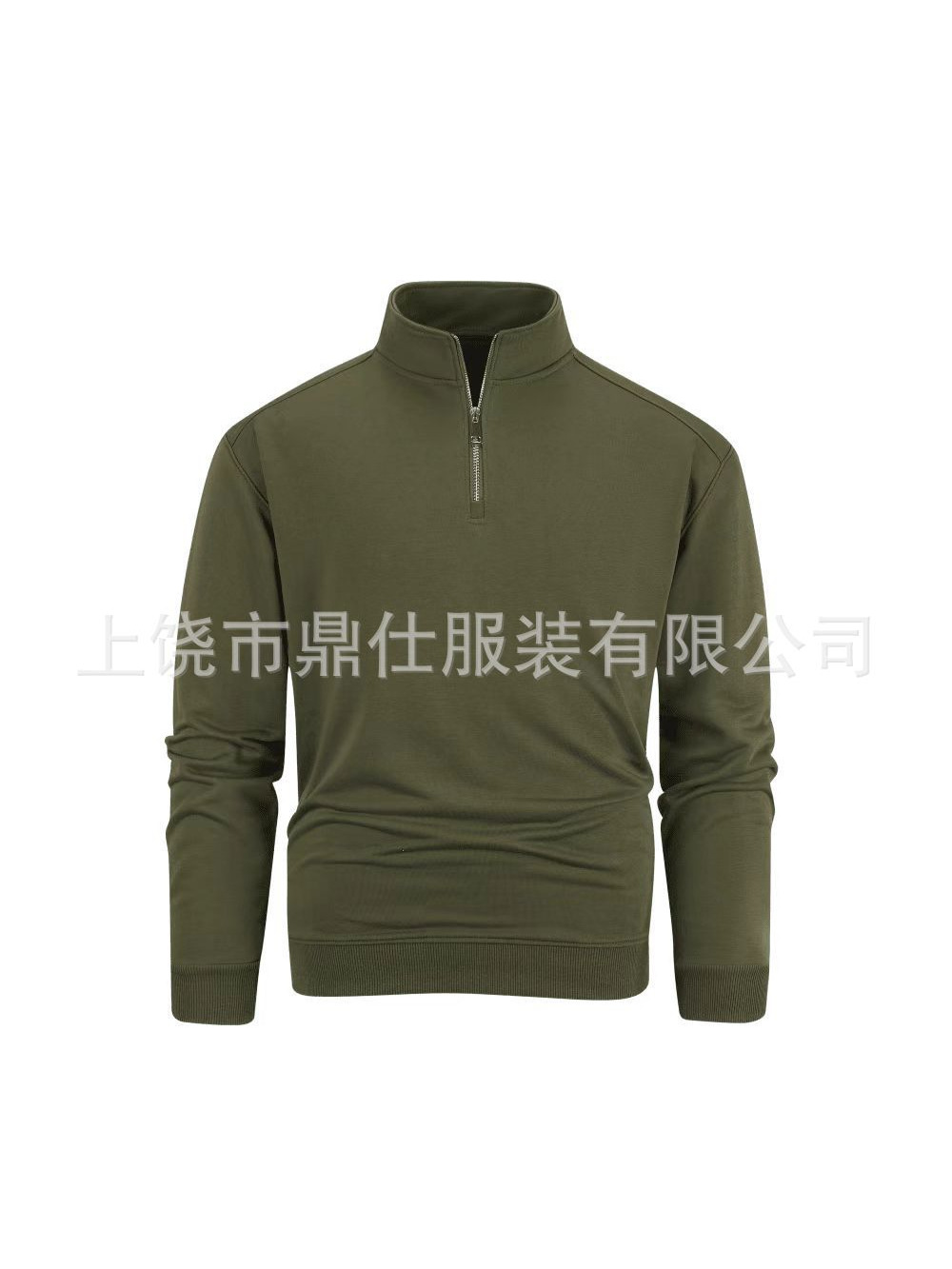 2025 Hot Cross-Border Xh-529 Metal Half-Zip Sweatshirt 320g Terry Fabric Source Factory Wholesale