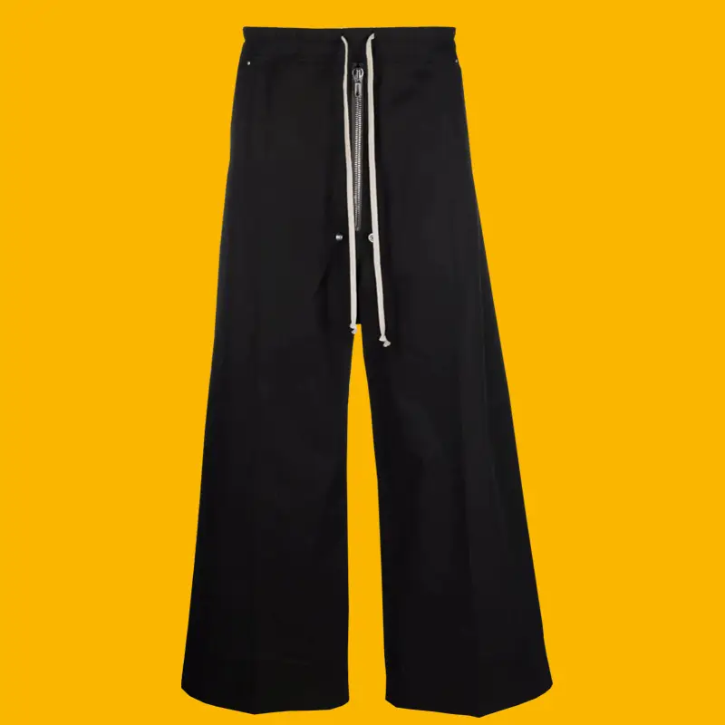 Ro Style High Street Catwalk Style Wide Leg Large Straight Pants Fashionable Long Pants for Men and Women Same Style European and American Dark Style Cargo Pants