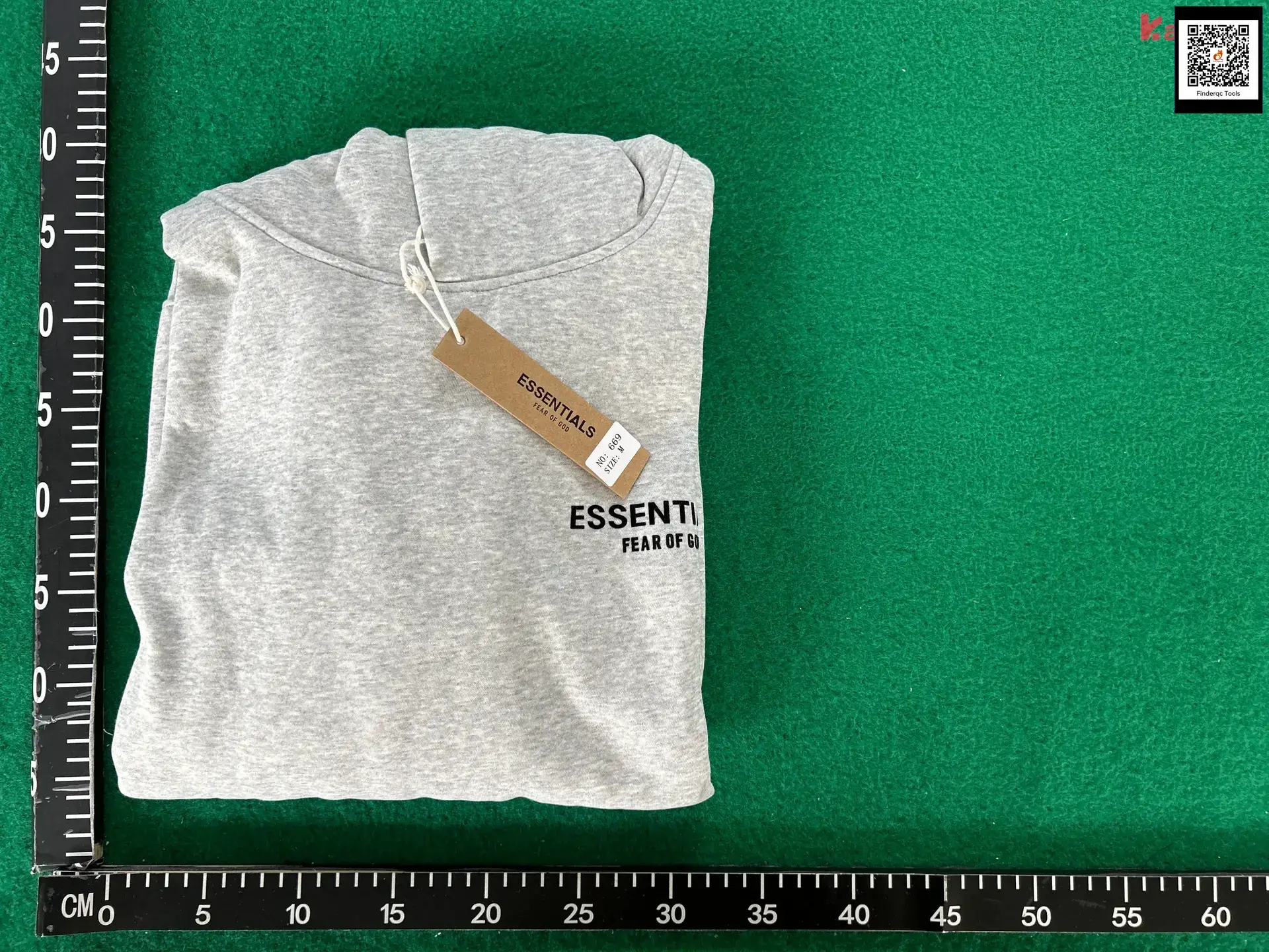 Fear of God Essentials Hoodie Light Heather Grey