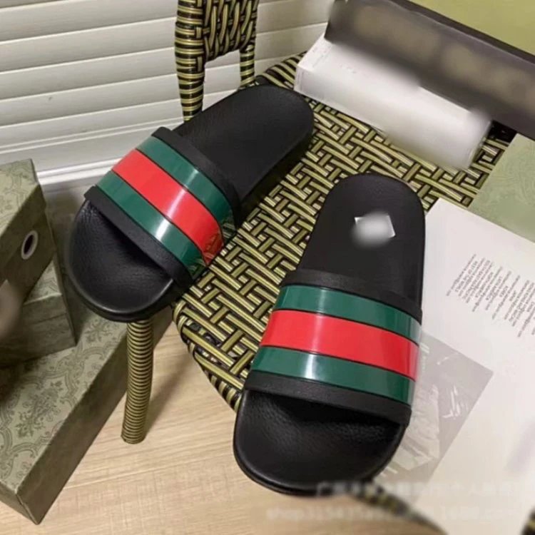 G 经典条纹拖鞋 shoes -X