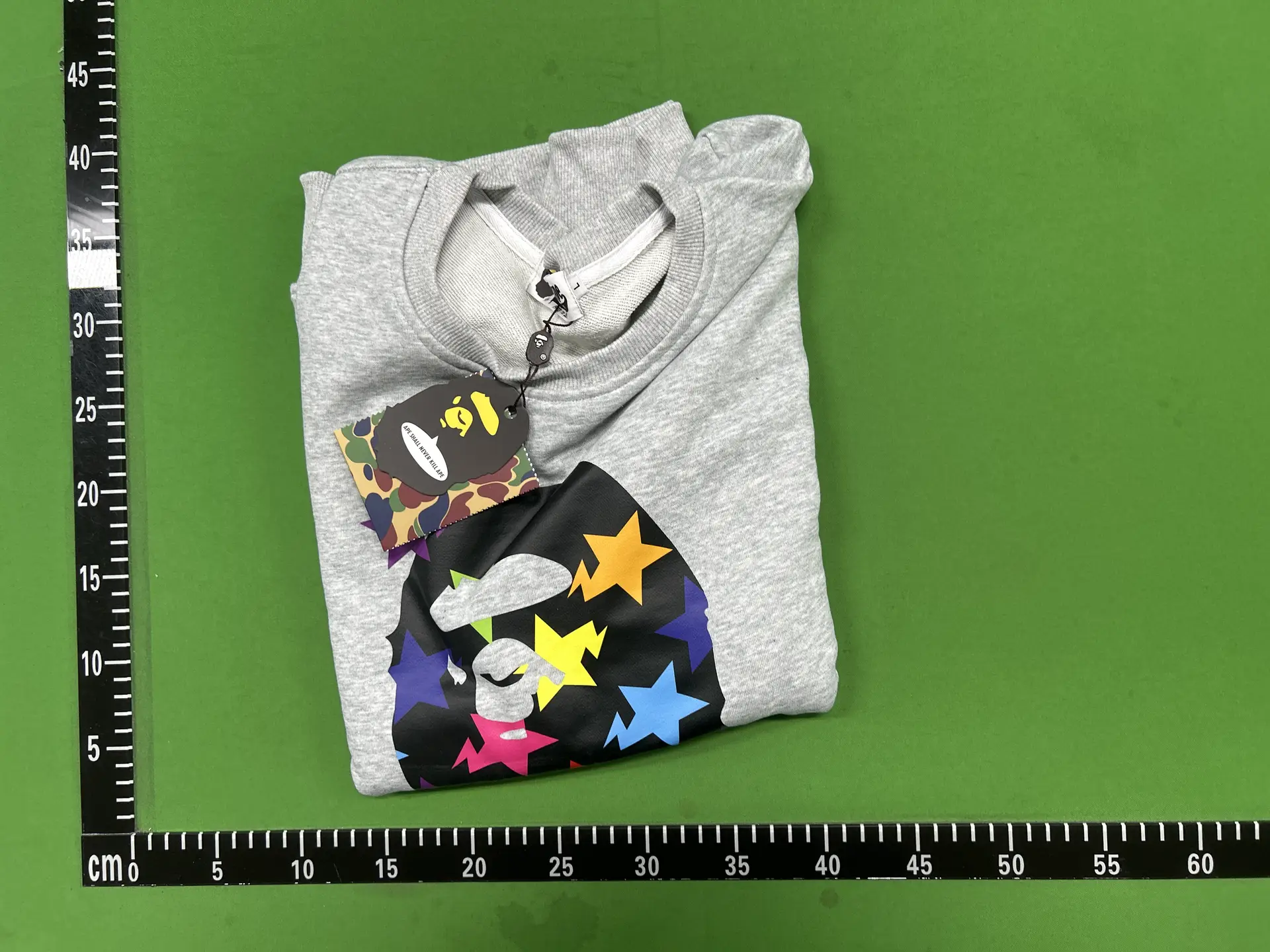 A Bathing Ape Shark Crewneck Sweatshirt Grey