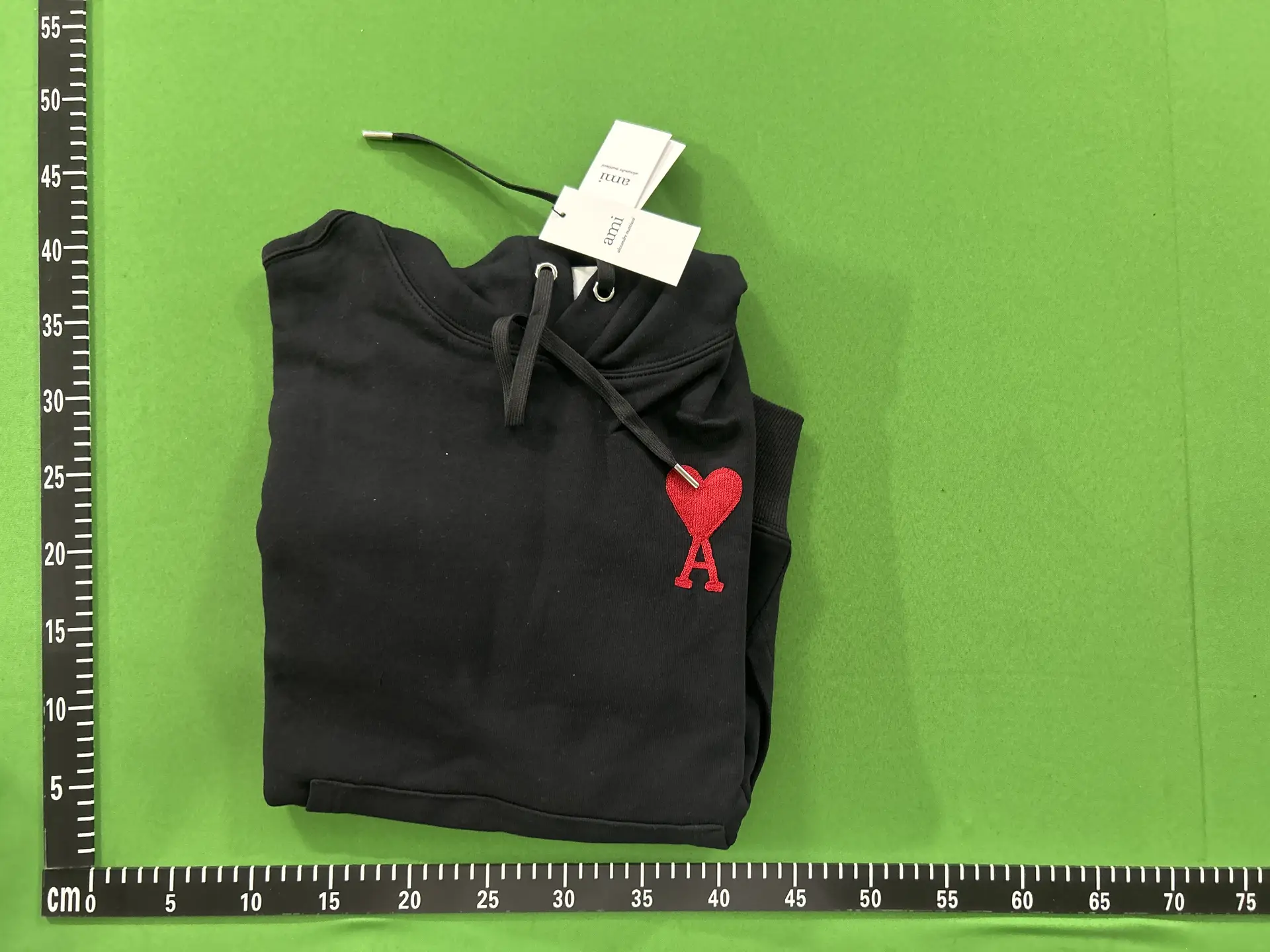 Ami Paris Ami de Coeur Hoodie Black