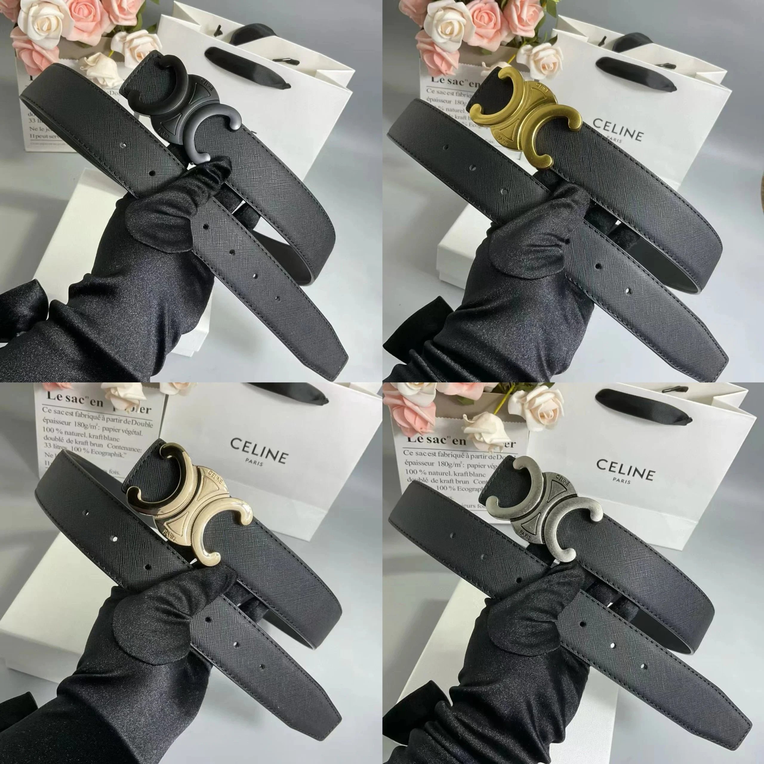 CELINE Triomphe Belt