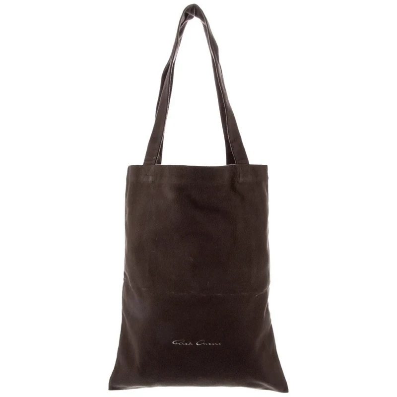 Must enter thick original stock RO style canvas tote bag, washed embroidery single shoulder hand-held shopping eco-friendly bag