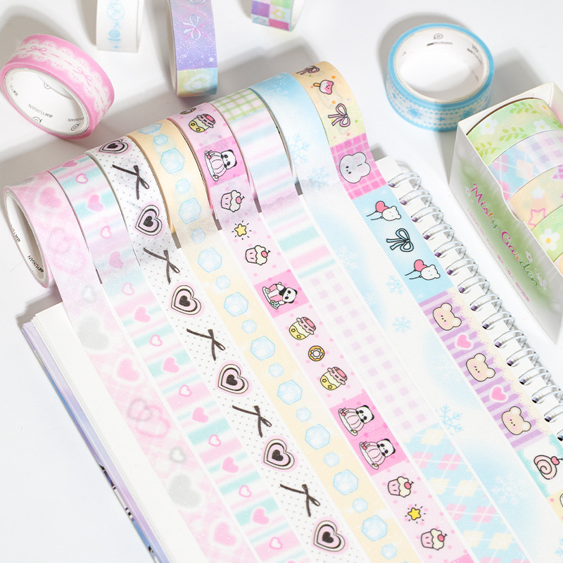 Language Leisure Fine Flash and Paper Tape suit Vendor Dream Xinghe Series Cute Sweet Cool Basic Handbook Decorative Collage