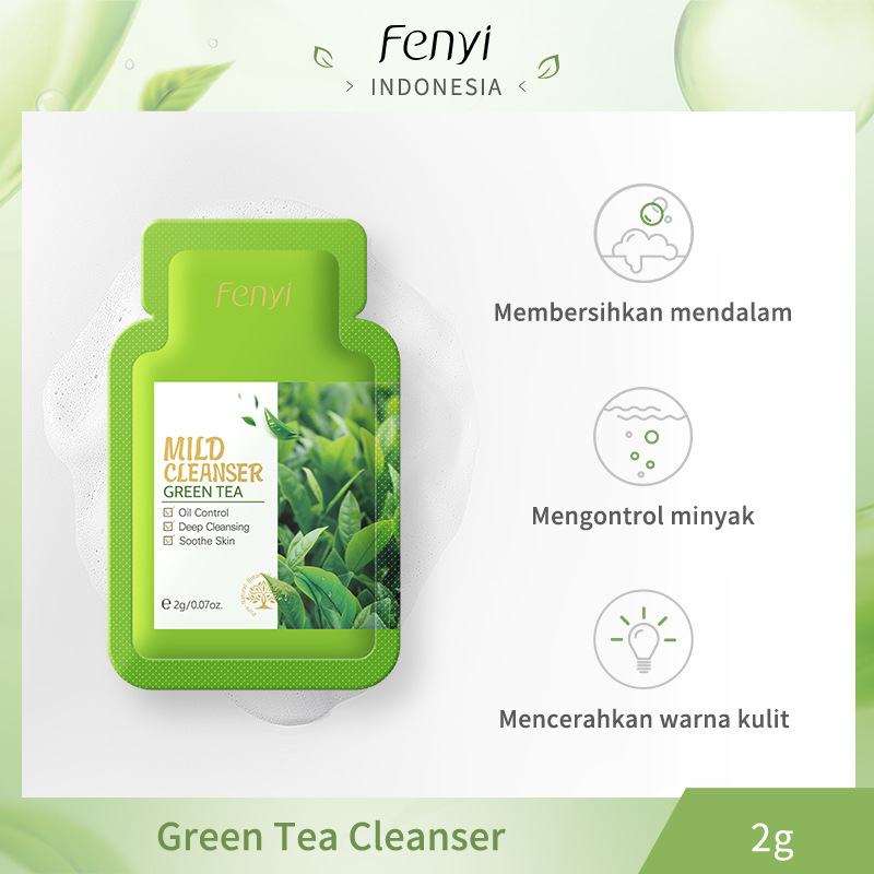Cross-Border Fenyi Green Tea Moisturizing Water 4-Piece Set Skin Care Products Manufacturer Travel Size 1 Piece Foreign Trade