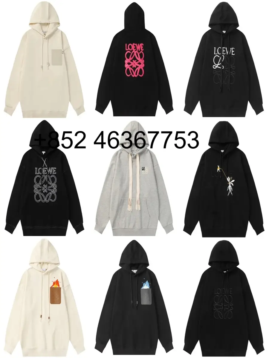 休闲宽松纯棉毛圈款连帽卫衣集合-CY