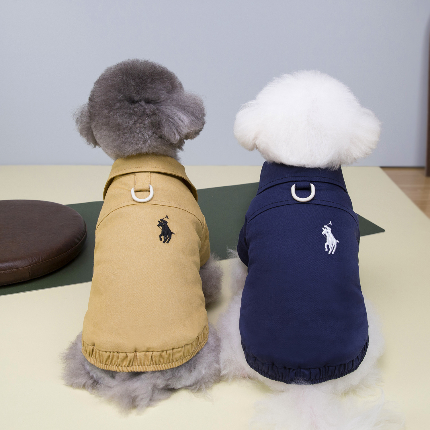 Dog Two-Legged Jacket Autumn and Winter Thickeneded Warm and Cold-Proof Pet Cat Bichon Teddy 1.25kg Leg Jacket