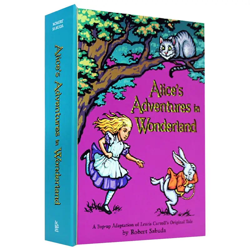 【 In Stock 】Alice's Adventures in Wonderland Pop-Up Book Alice's Adventures in Wonderland Pop-Up English Original Version of Louis Carrol Sabuda's Classic Fairy Tale and the Gruffalo Pop-Up Book