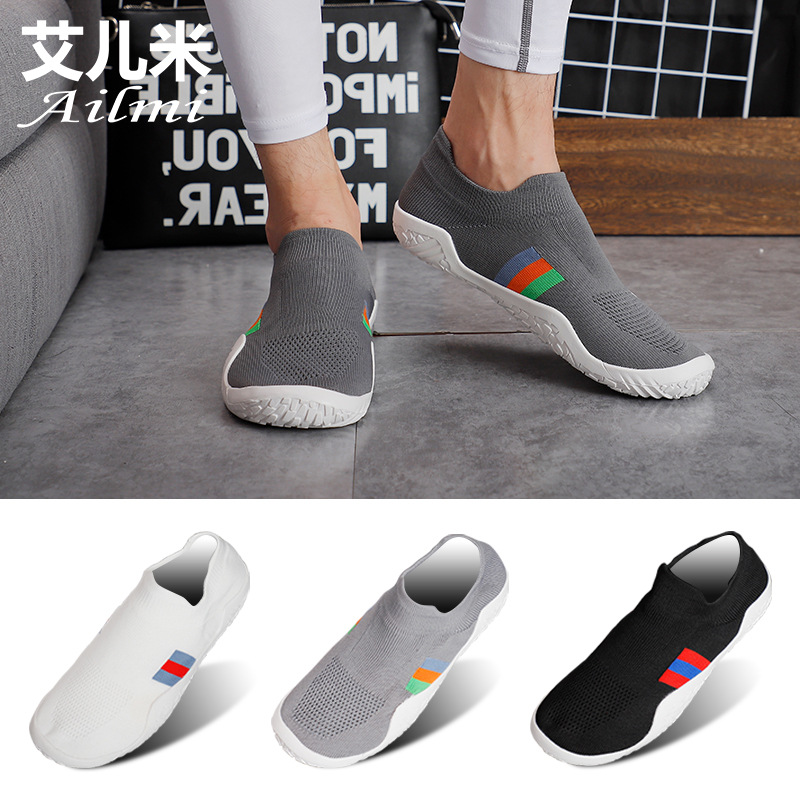 Goren Shark Outdoor Casual Fitness Shoes Breathable Non-slip Running Jumping Shoes Indoor Lightweight Shock Absorbing Rope Skipping sneaker