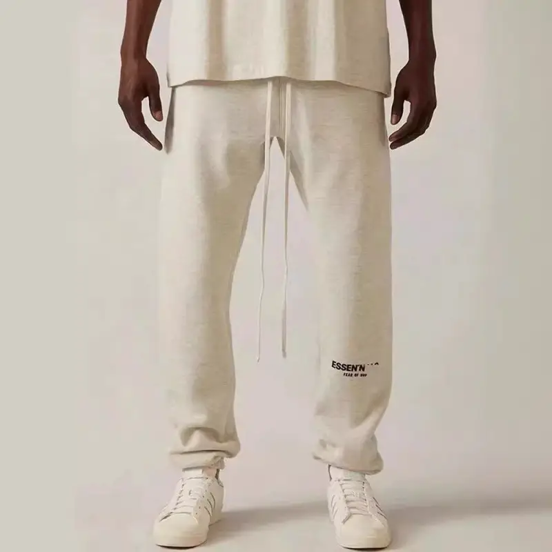 Foreign Trade Export Correct Version Ess Sweatpants Spring and Autumn Reflective Letter Print Sports Casual Pants Men's Versatile Casual Pants