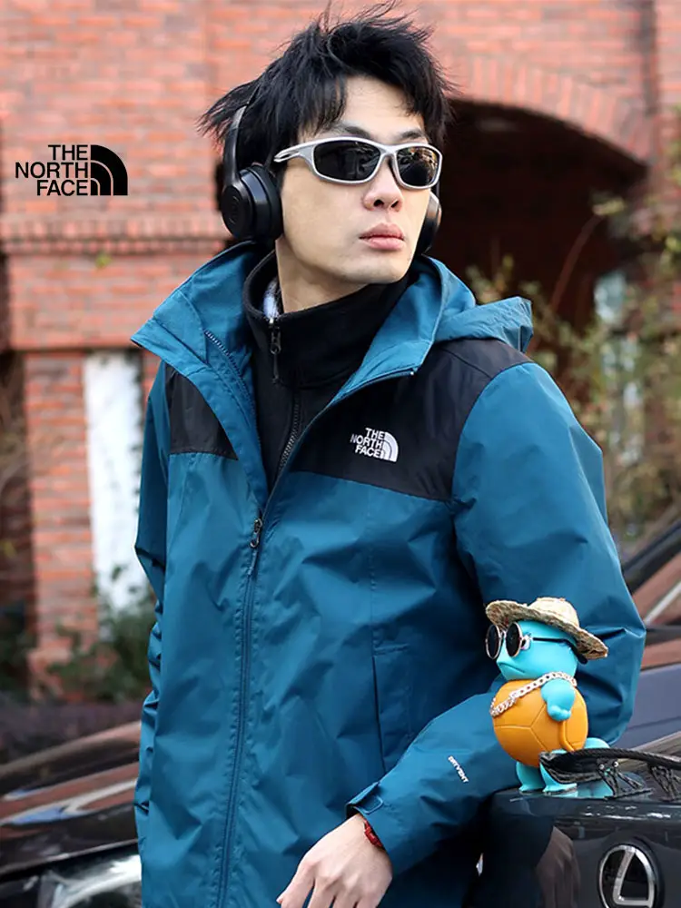 Thenorthface North Face Men's Fleece Three-In-One Waterproof Heattech Outdoor 25 New arrival