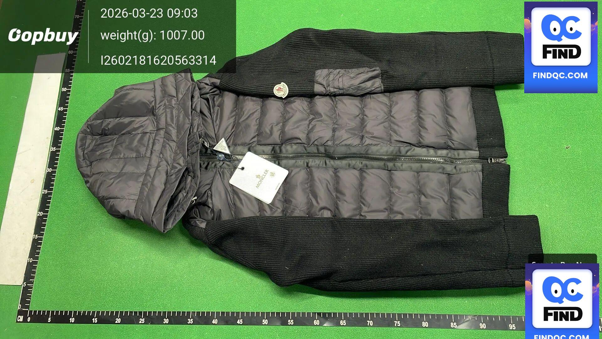 羽绒服口 QC