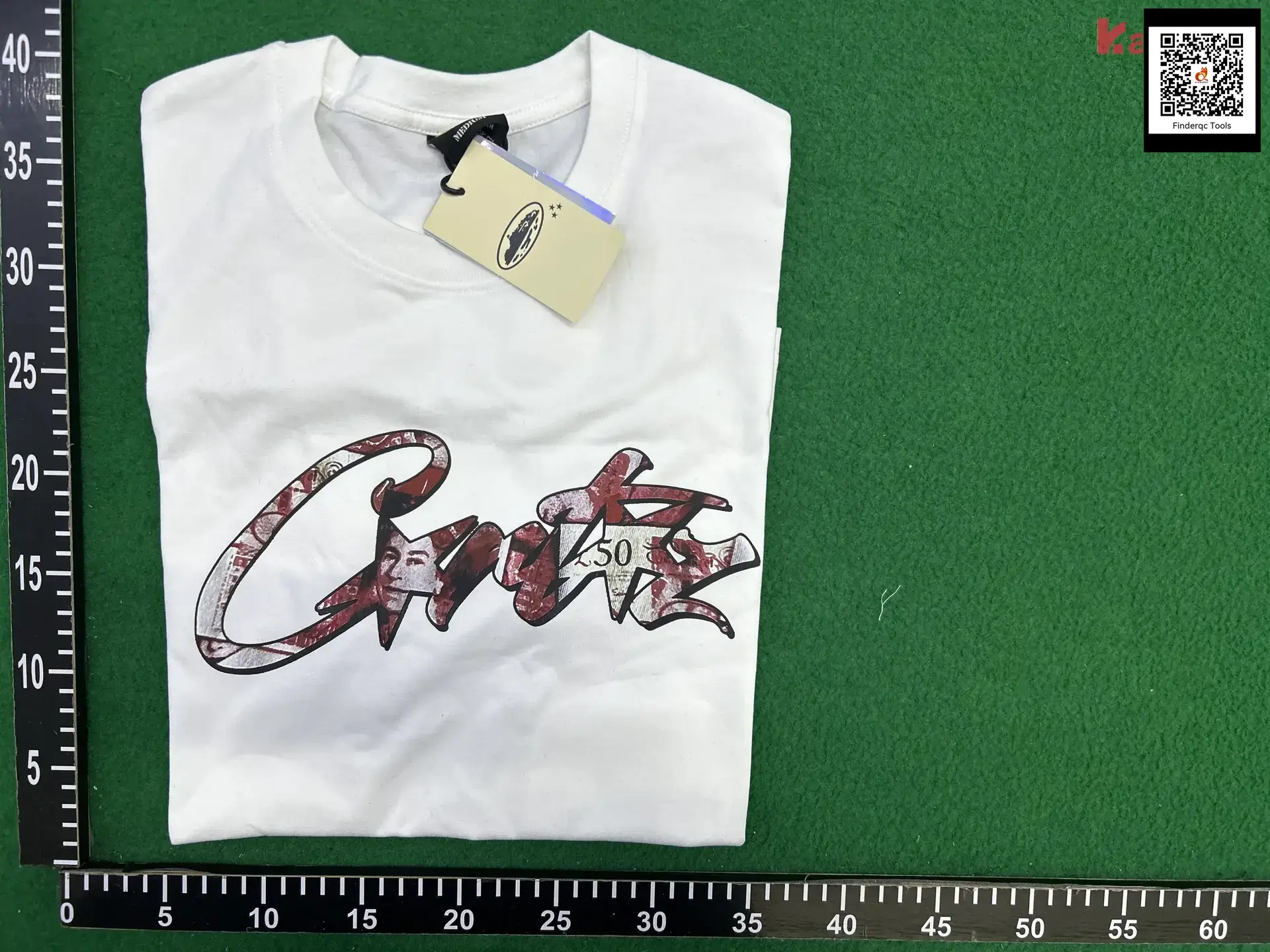 White Short-Sleeved T-Shirt with Graphic Print