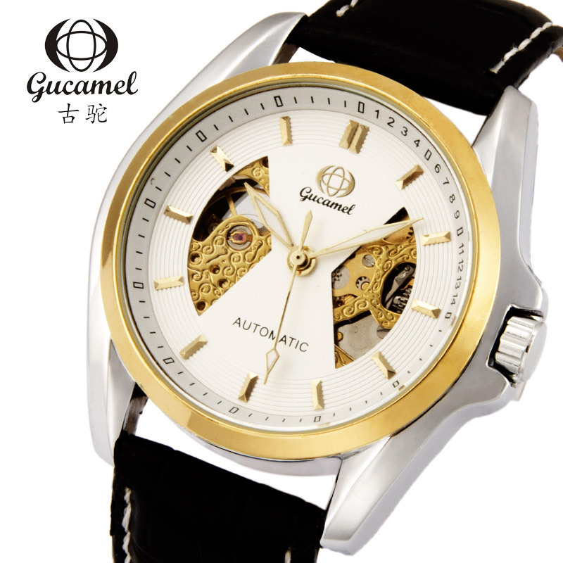 Ancient camel fashion Men's mechanical watch through the bottom hollow automatic mechanical watch men's mechanical watch wholesale