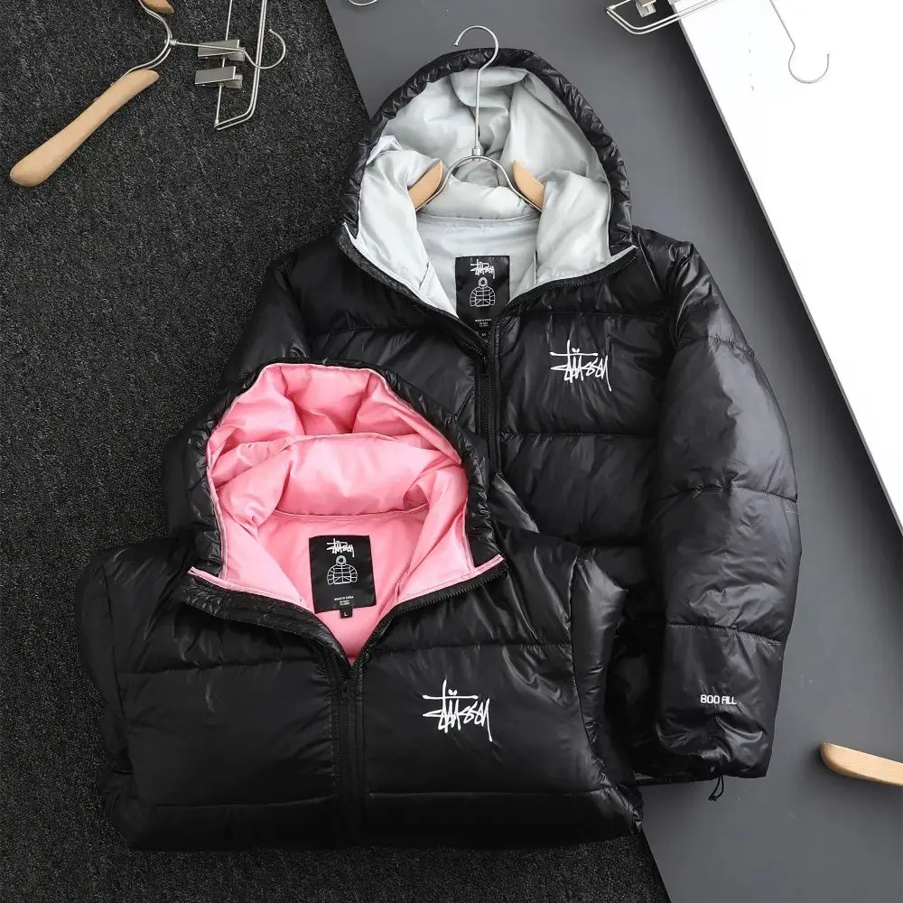 high-quality stu puffer Micro Ripstop Down Parka连帽羽绒服男女同款