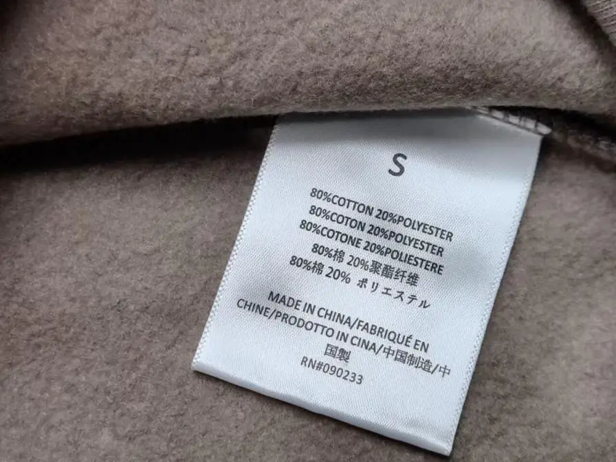 2022SS hooded sweater new flocking ESSENTIALS tide brand cross-border Hoodie fleece-lined
