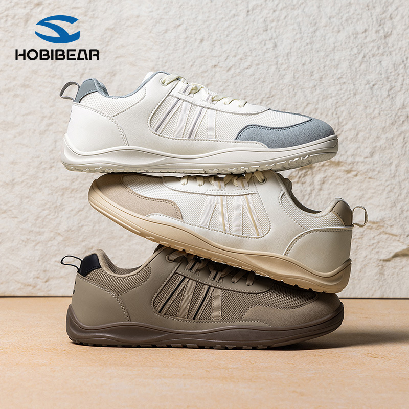 Hobibear Wide-Toe Shoes, Spring & Fall Men's Shoes, Lightweight Sports Shoes, Outdoor Forrest Gump Shoes, Wear-Resistant Running Shoes, Factory Direct Sales