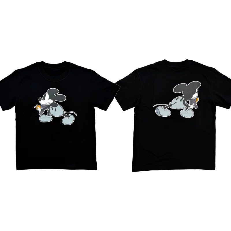 Kk11 Number Nine Uzi Tee Mickey Parody Short-Sleeve T-Shirt photo QC de TAOBAO sur Qualit.ly