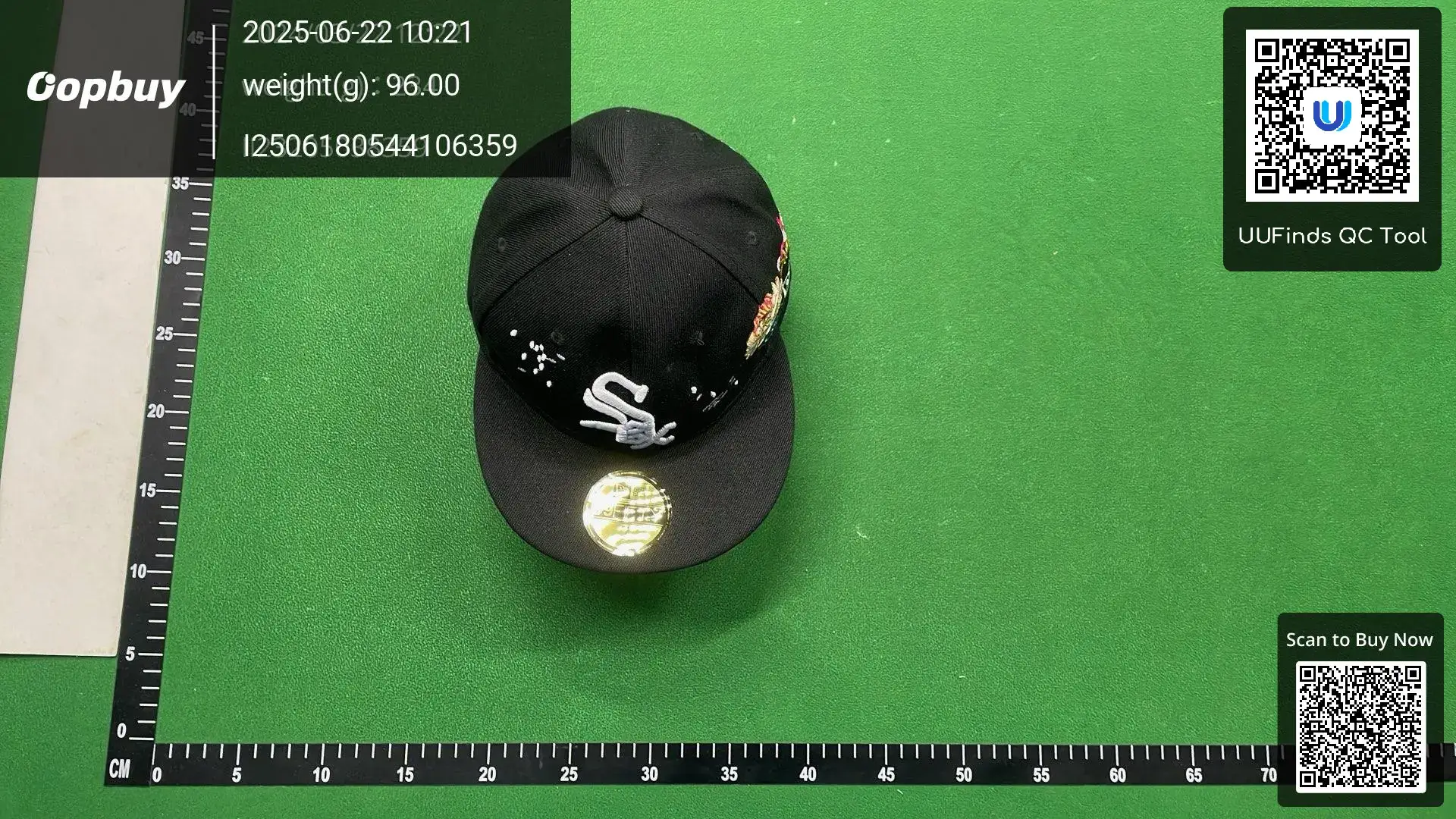 Chicago White Sox Size Cap Closed Cap Baseball Cap Sunscreen Sun Hat Embroidered Hat Multi-color