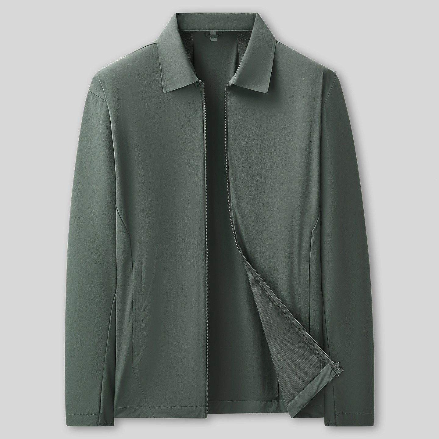 Fat Brother 2026 Summer Lightweight Lapel Jacket Men's Plus Size Business Casual Coat Casual Jacket