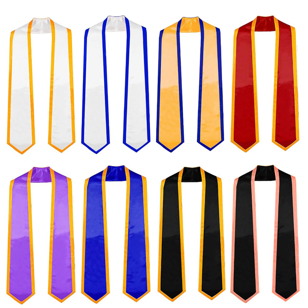 CUHK Graduation Season Ribbon Etiquette Shoulder Strap 72 "Adult Ordinary Graduation Honor Award Double-Layer Shawl