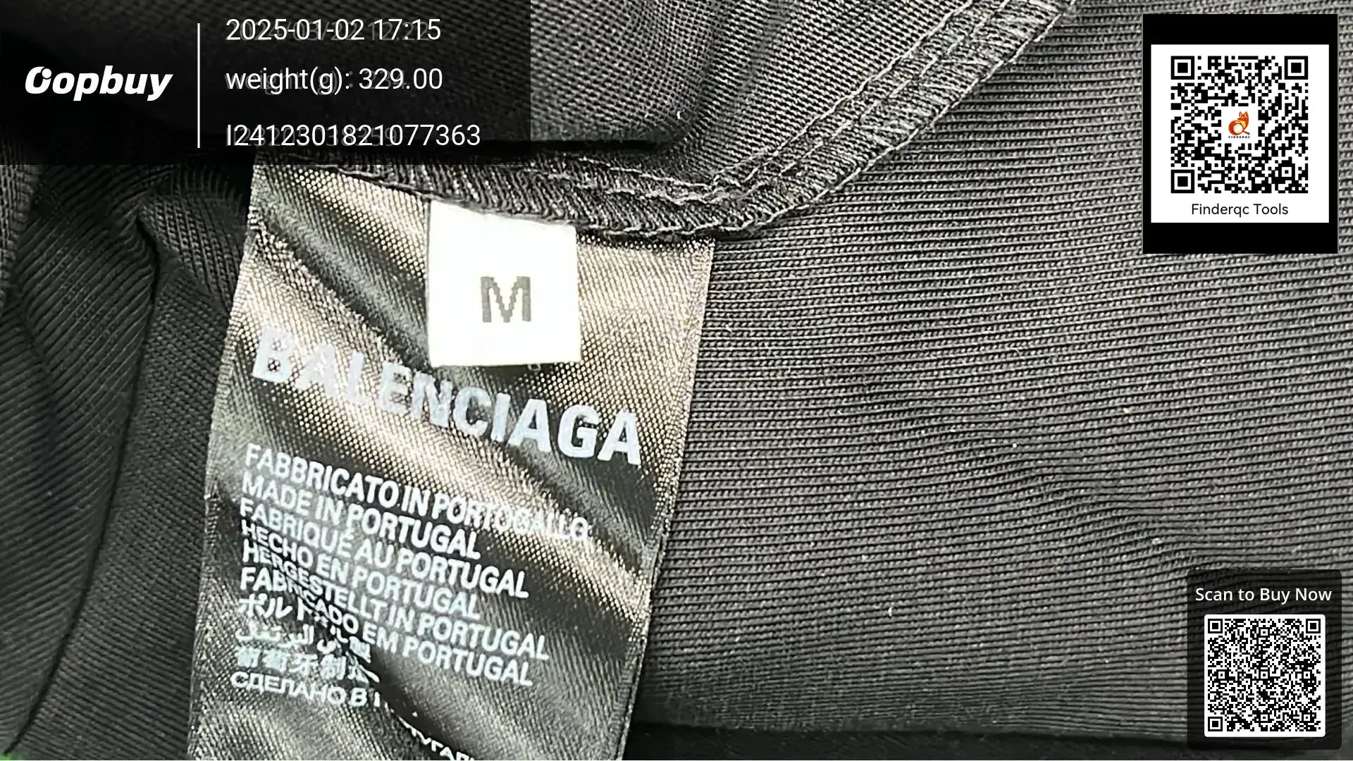 Balenciaga Paris Wave Cola B Brand Vinyl Letter Embroidery Loose Short-Sleeve T-Shirt