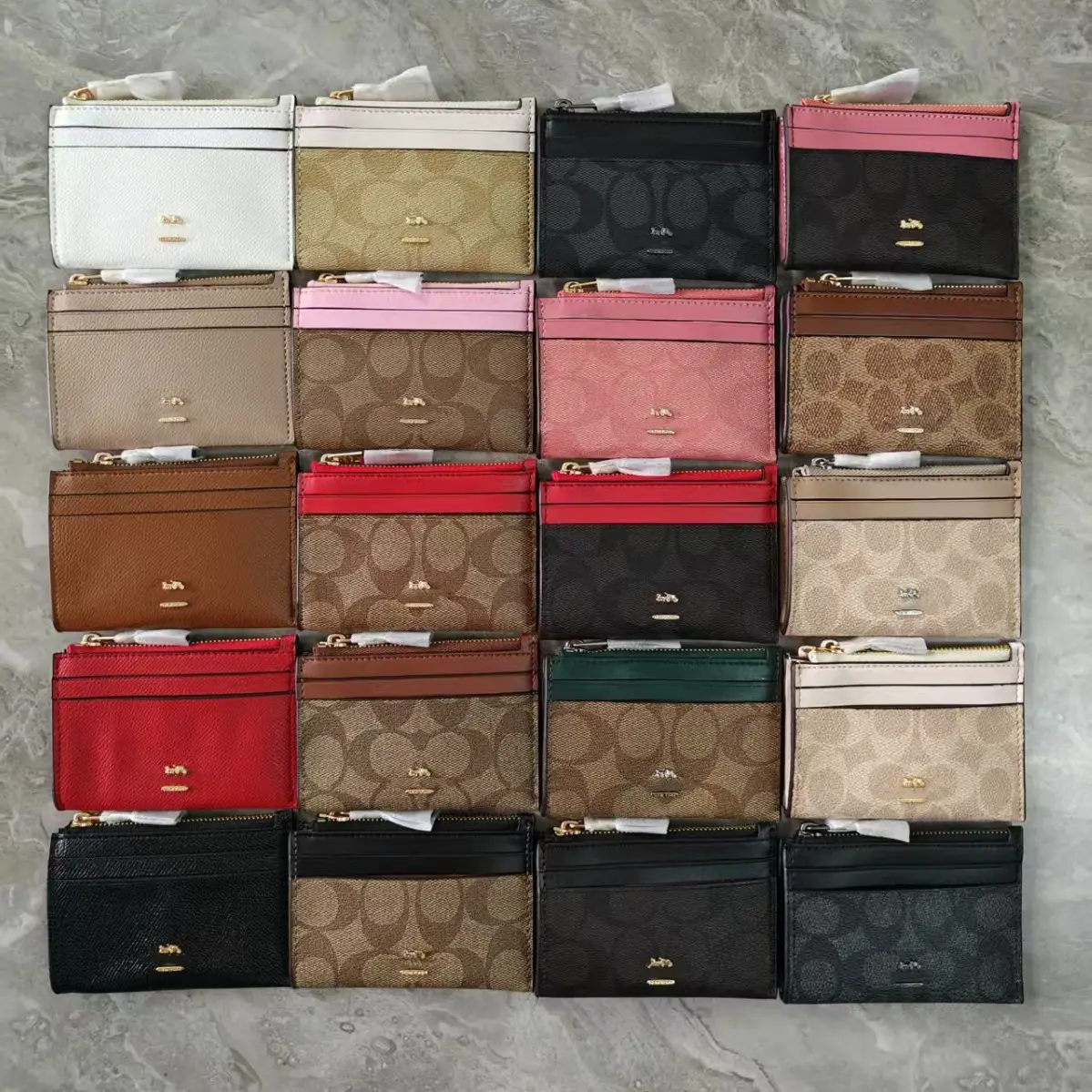 Women's Card Bag Printed Coin Purse Key Bag Popular Printed Bag Bank Credit Card ID Multi Card Pouch