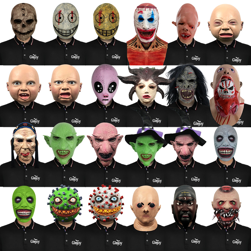 In-Stock Custom Ghost Face Mask Series 2, Zombie Horror Mask for Masquerade, Halloween Party Prank Props
