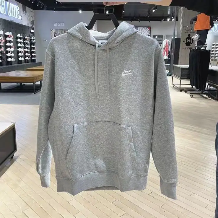 Autumn and winter cotton hooded embroidered sweater long-sleeved men and women with the same models of casual couples sports loose large size jacket
