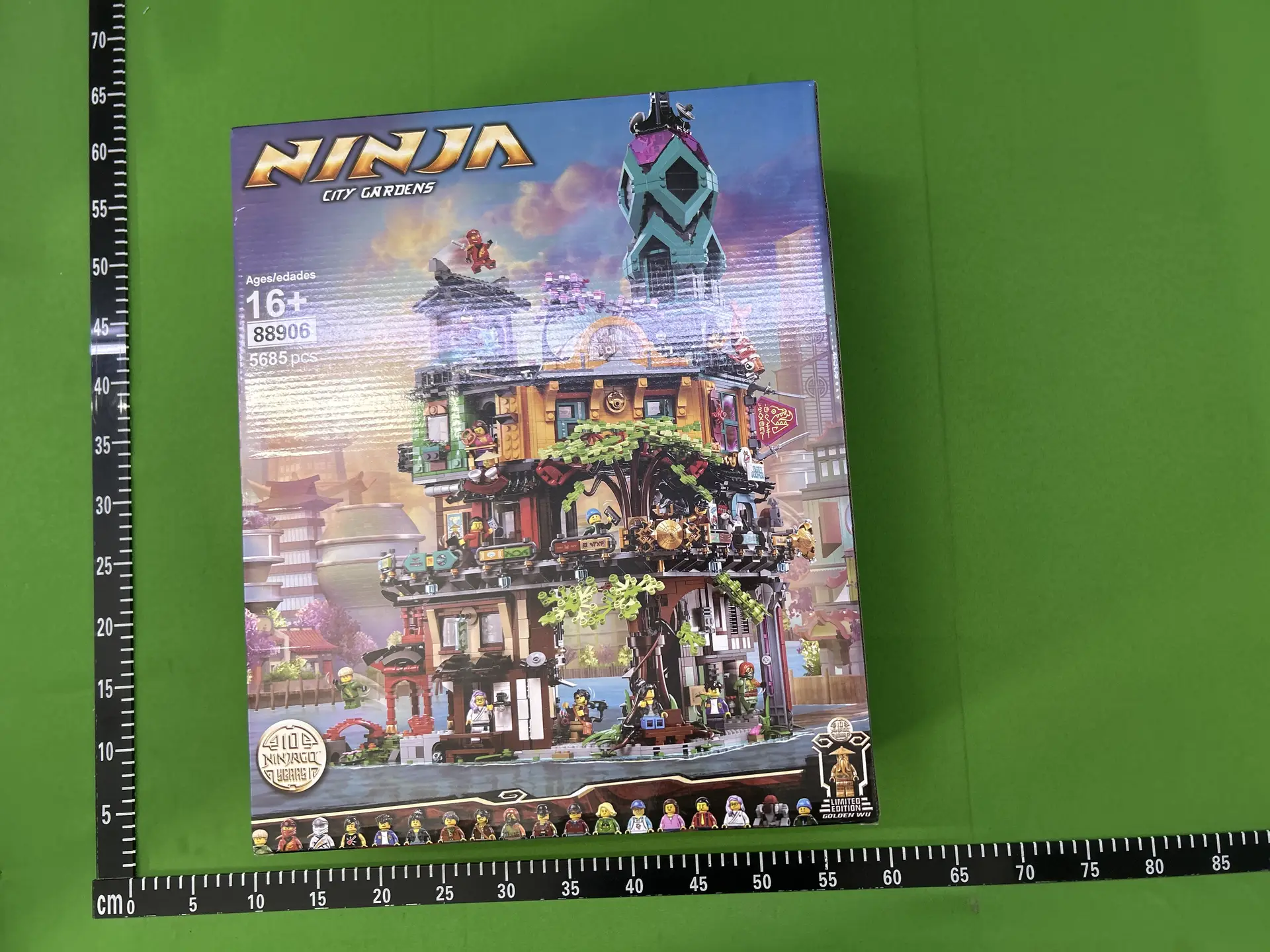 Cross-Border Compatible Lego 71741 Ninja Garden Building Building Block Model Toy