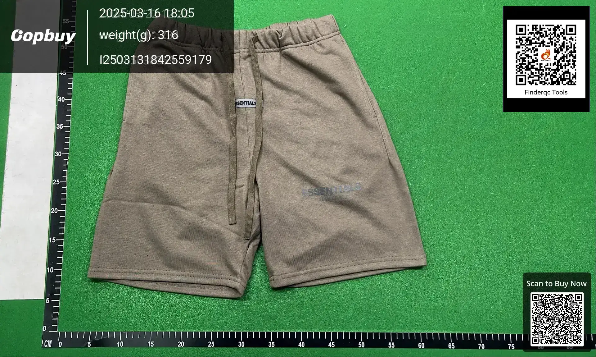 FOG Double Line ESSENTIALS American Fashion Brand High Street Couple Casual Fashion Drawstring Shorts Summer