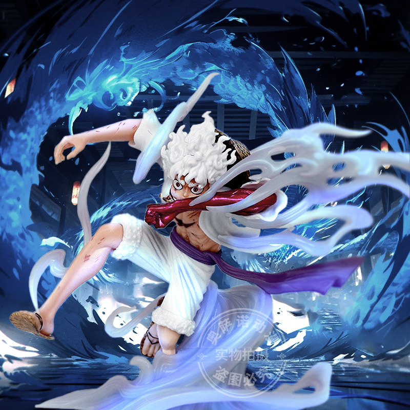 Animation One Piece Series High Quality Ghost Island Fifth Gear Nika Luffy Blowing Luffy Second Gear Awakening GK Hand-Made Model