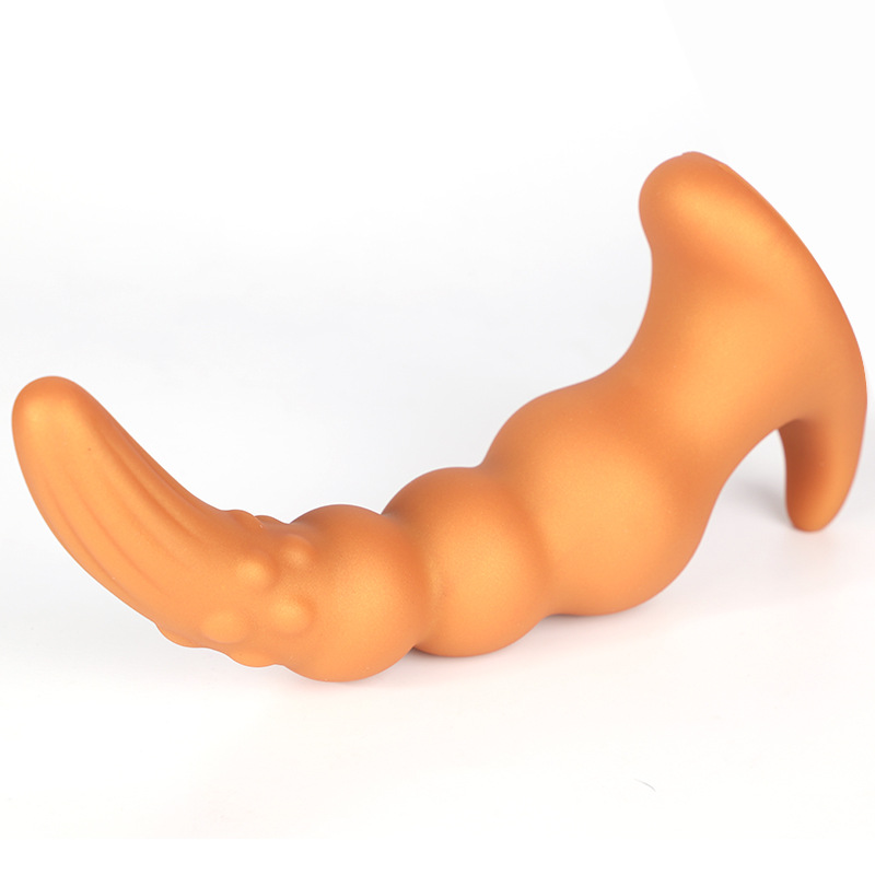 Outdoor court soft tentacle long deep anal plug for men and women chrysanthemum anal dilator adult sex products