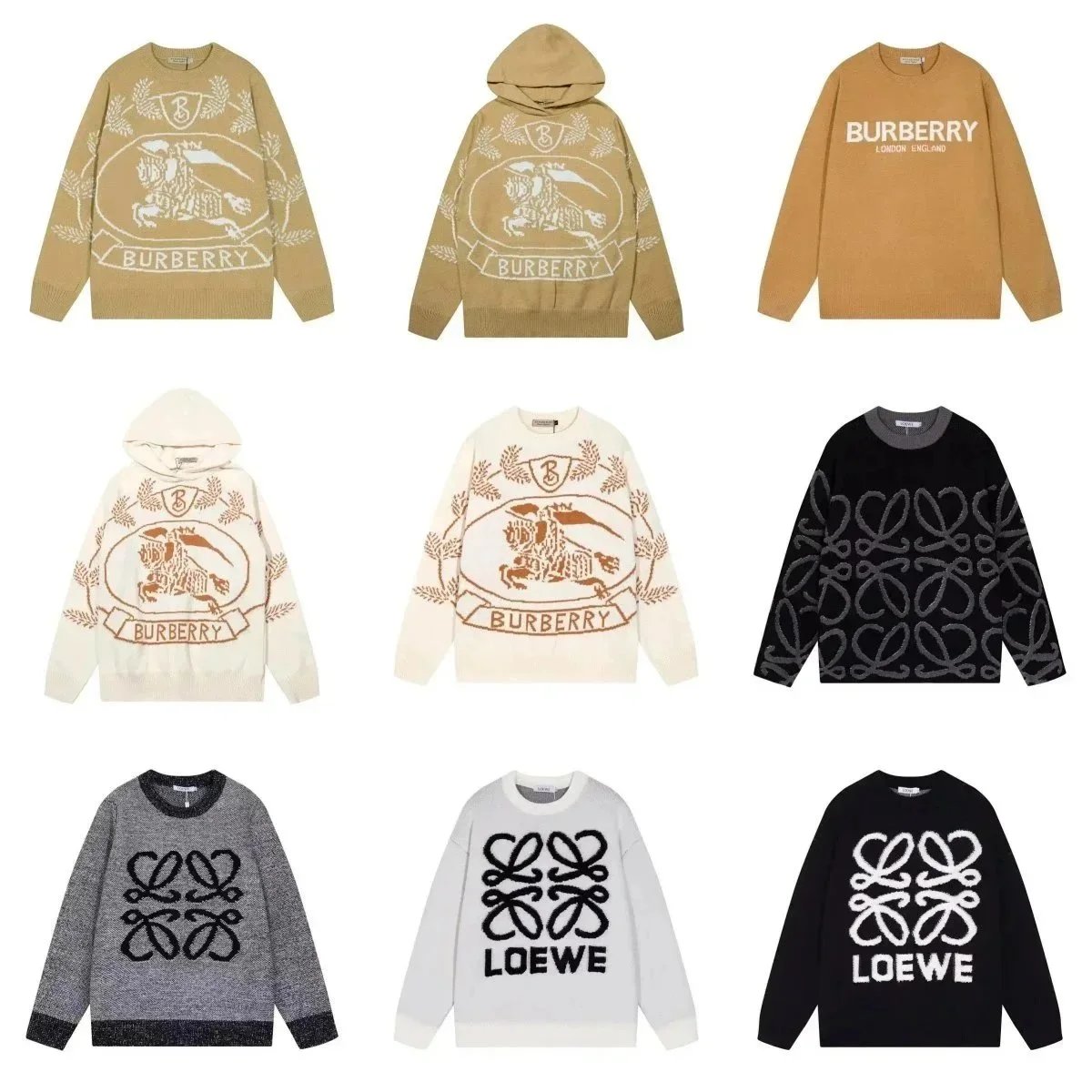 Burberry and Loewe Sweaters