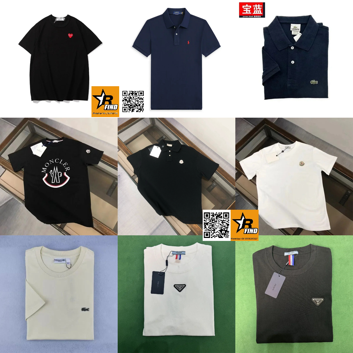 工厂直销圆领/立领短袖合集W2