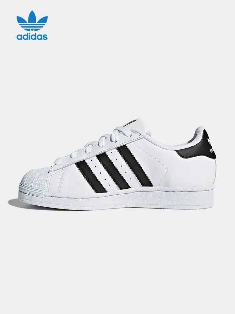 Adidas Women's Shoes Clover Superstar Shell Toe Gold Standard Sneaker Board Shoes C77154