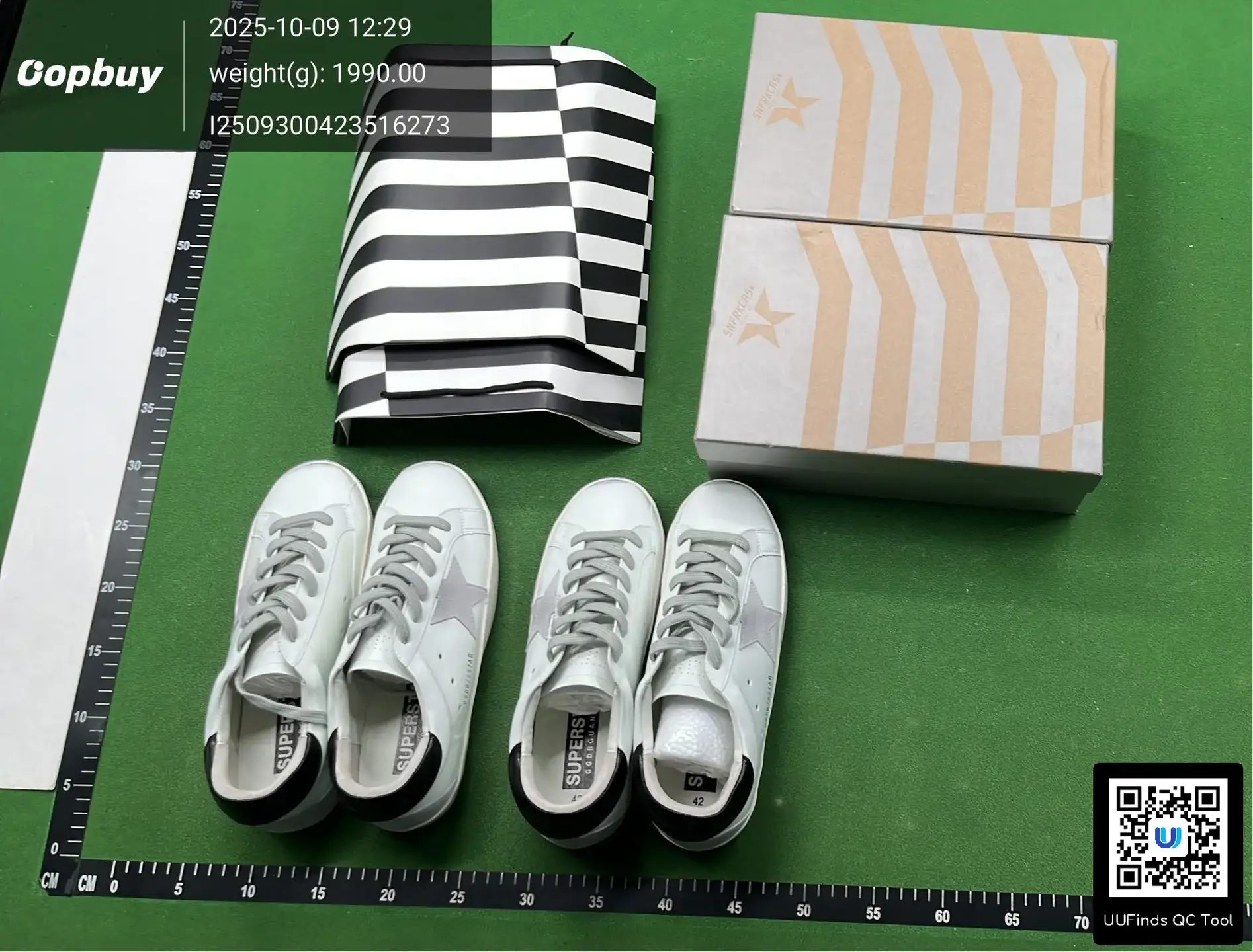 Golden Goose Superstar White Silver Star