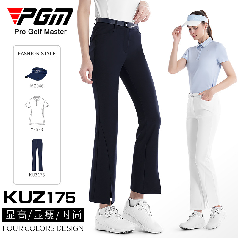 Pgm Golf Clothing Women's Micro-Flared Pants Sweatpants Breathable and Comfortable Slim Women's Pants Factory Direct Sale