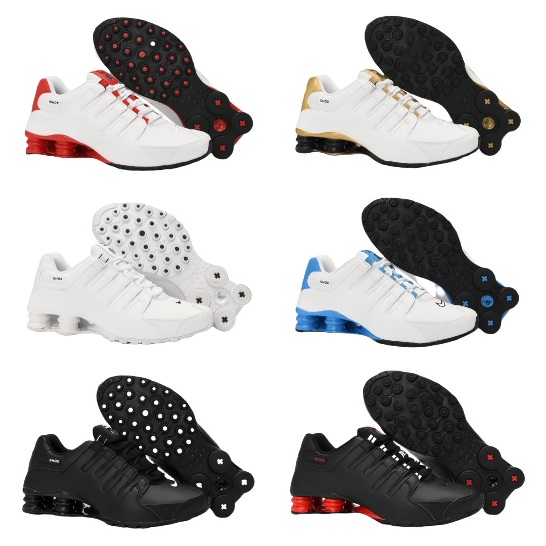 Men's sports shoes air cushion shoes women's SHOX NZ EU retro air column cushioning low state breathable casual shoes cross border