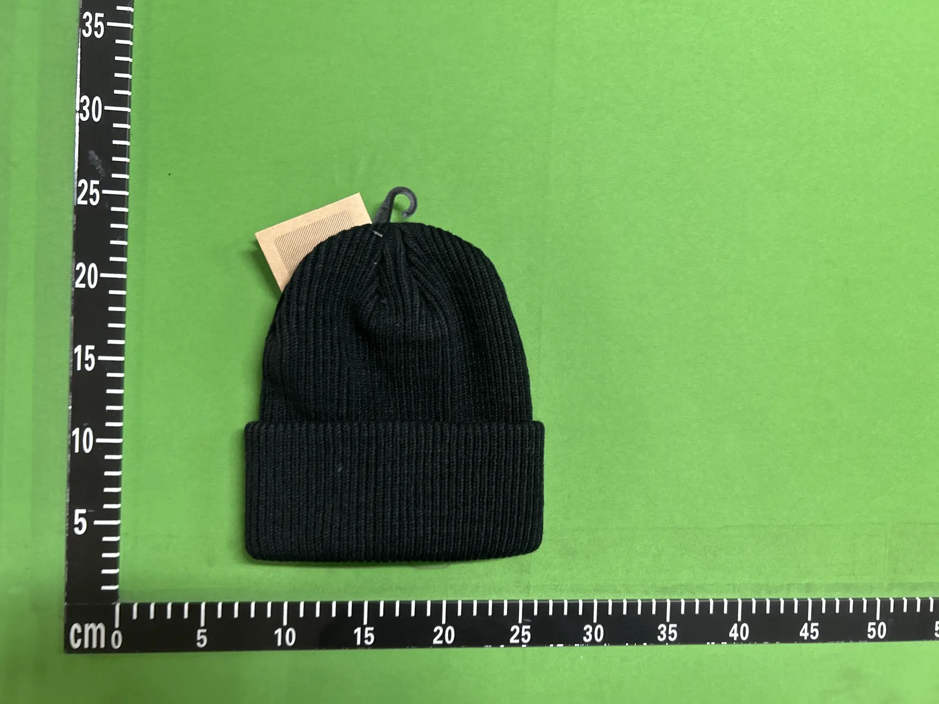 Black Ribbed Beanie