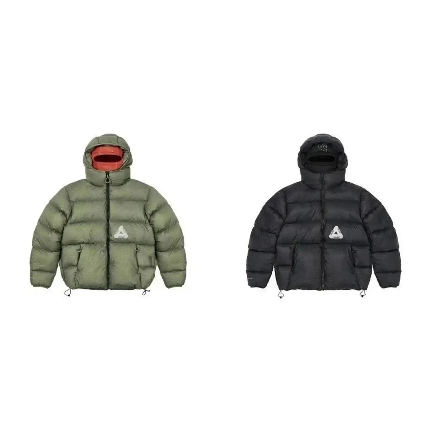 GD FW23 拉链立领Logo图案羽绒服-4357