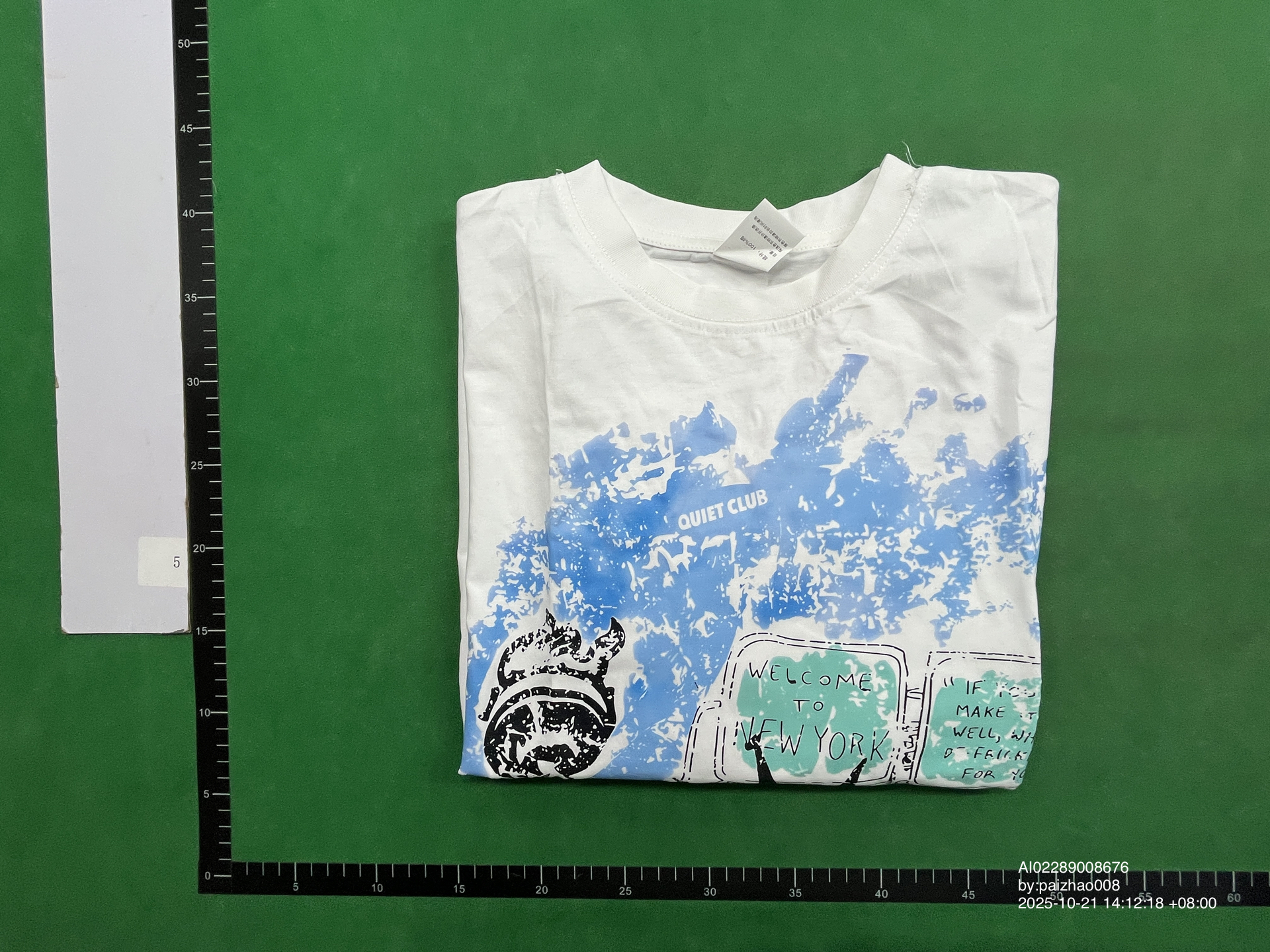 Cross Border Cotton Long Sleeve Top Loose Statue of Liberty Tide Street Youth Style QC
