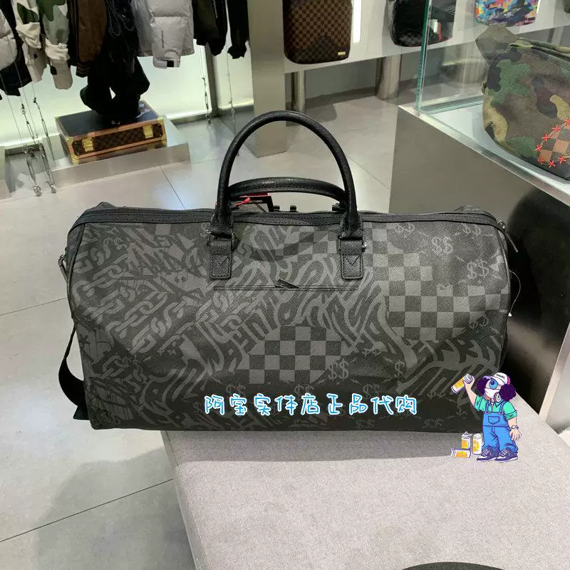 Sprayground Shark Mouth Authentic Product 25 Spring Collection Unisex Large Capacity Travel Bag W1115503 Foto QC de TAOBAO na Qualit.ly