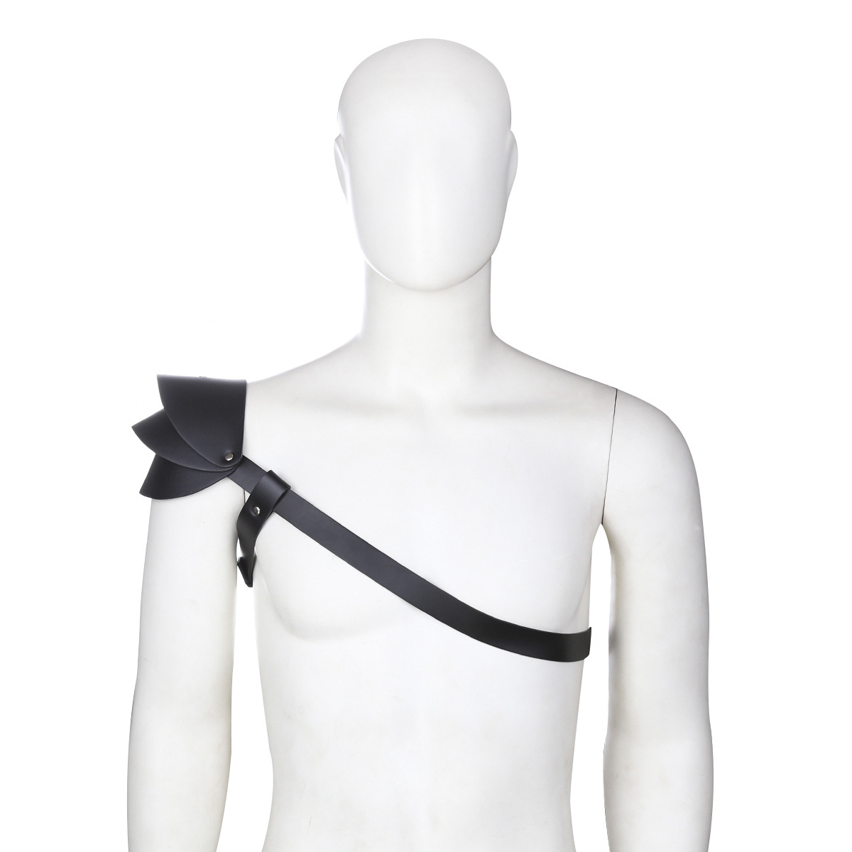 Cross-border Internet Red Strap Costume Video Byte Men's Leather Sex Toy Performance Male Appliance Accessories PU